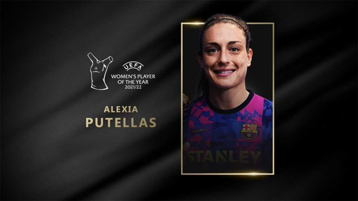 Alexia Putellas, Jugadora del Año de la UEFA por segundo año consecutivo